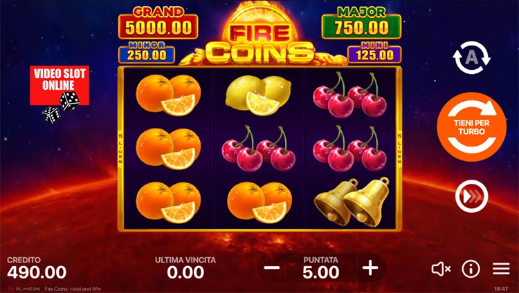 Fire Coins Hold And Win gratis