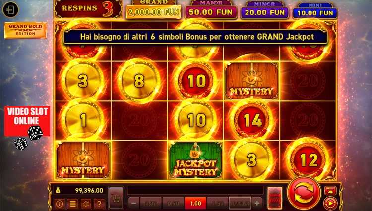 20 Coins bonus game