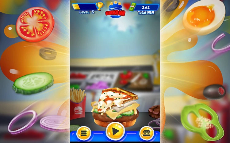 Burger Win slot arcade