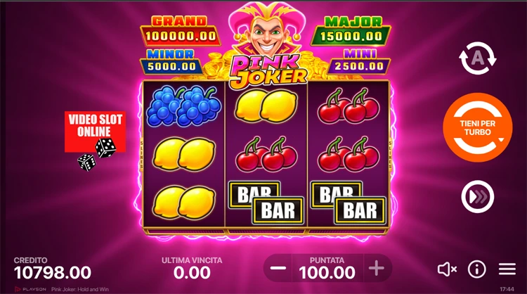 Pink Joker slot con jackpot