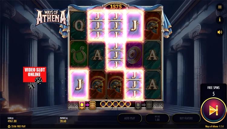 Ways of Athena gioco bonus