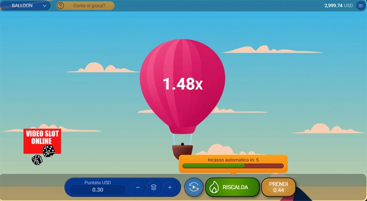 gioco mongolfiera Balloon